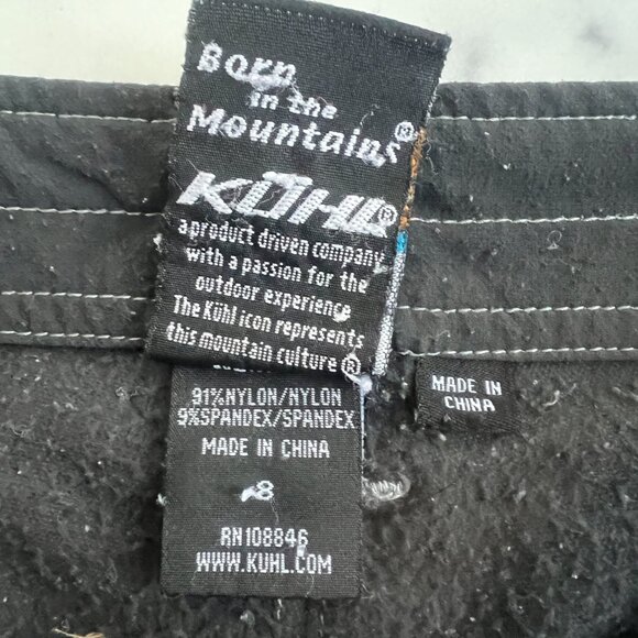 Kuhl Cargo Hiking Pants, Koal, Size 8 - Picture 9 of 12